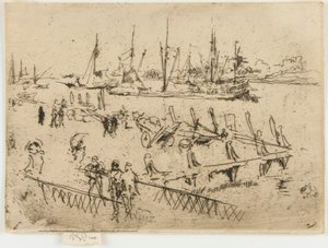 Petit Dordrecht - James Abbott McNeill Whistler