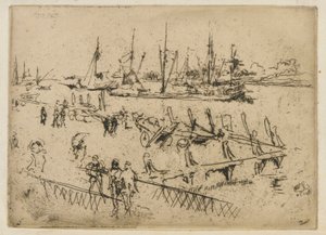 Petit Dordrecht - James Abbott McNeill Whistler