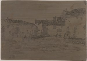 Liverdun. Une des <em>Douze gravures de la nature</em> - James Abbott McNeill Whistler