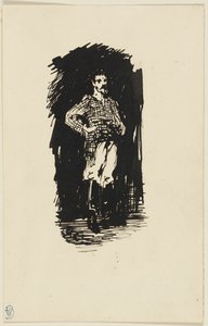 Homme en chemise à carreaux - James McNeill Whistler