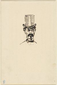 Homme au chapeau haut de forme - James McNeill Whistler