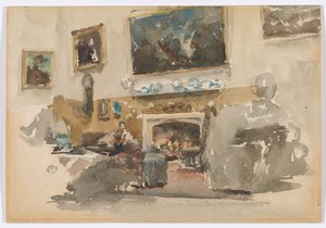 Moreby Hall - James Abbott McNeill Whistler
