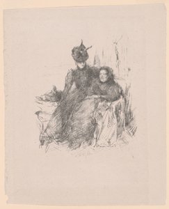Mère et fille [La Mère Malade] - James McNeill Whistler