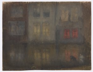 Nocturne : Noir et Rouge – Canal arrière, Hollande - James Abbott McNeill Whistler