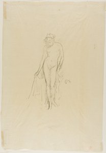 Modèle nu, debout - James Abbott McNeill Whistler