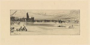 Vieux pont de Westminster - James Abbott McNeill Whistler