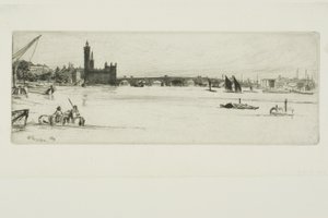 Vieux pont de Westminster - James Abbott McNeill Whistler