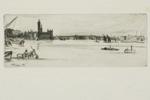 Vieux pont de Westminster - James Abbott McNeill Whistler