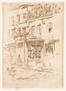 Petite Rue au Beurre, Bruxelles - James Abbott McNeill Whistler