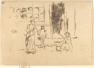 Petticoat Lane - James Abbott McNeill Whistler