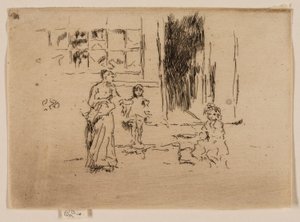 Petticoat Lane - James Abbott McNeill Whistler