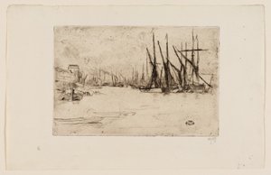 Quai Pickle Herring - James Abbott McNeill Whistler