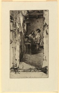 Chiffonniers, Quartier Mouffetard, Paris - James Abbott McNeill Whistler