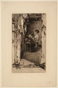 Chiffonniers, quartier Mouffetard, Paris - James McNeill Whistler