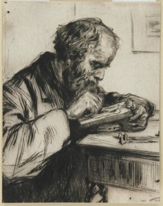 Riault (Le graveur sur bois) - James Abbott McNeill Whistler