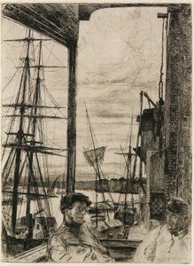 Rotherhithe - James Abbott McNeill Whistler