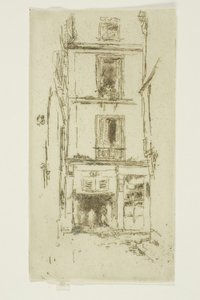 Rue des Bons Enfants, Tours - James Abbott McNeill Whistler