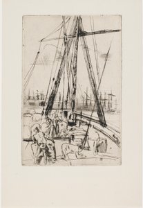 Navires à Liverpool - James Abbott McNeill Whistler