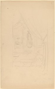 Croquis du portrait de Mme Godwin lorsqu
