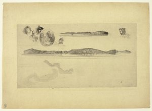 Croquis sur la plaque de l