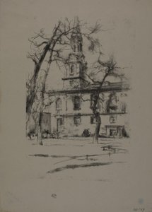 St. Giles-in-the-Fields - James Abbott McNeill Whistler
