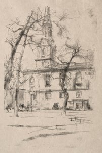 St. Giles-in-the-Fields - James McNeill Whistler