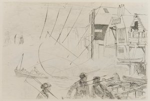 La vie en bateau de Stevens - James Abbott McNeill Whistler
