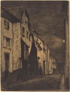 Rue à Saverne - James Abbott McNeill Whistler