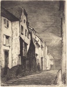 Rue à Saverne - James Abbott McNeill Whistler
