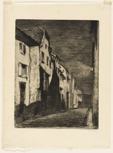 Rue à Saverne - James Abbott McNeill Whistler