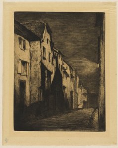 Rue à Saverne - James Abbott McNeill Whistler