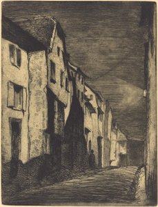 Rue à Saverne - James Abbott McNeill Whistler