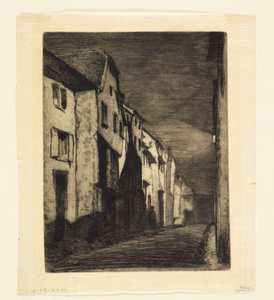Rue à Saverne - James Abbott McNeill Whistler