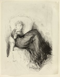 Étude : Maud assise - James Abbott McNeill Whistler
