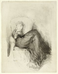 Étude : Maud assise - James Abbott McNeill Whistler