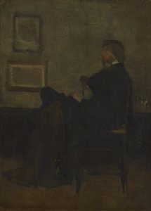 Étude pour "Arrangement en gris et noir, n° 2 : Portrait de Thomas Carlyle"