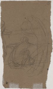 Étude pour "Variations en bleu et vert" [verso]