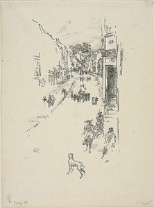 Dimanche, Lyme Regis - James Abbott McNeill Whistler
