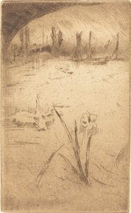 Cygne et iris - James Abbott McNeill Whistler