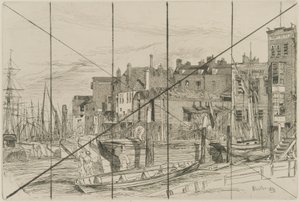 Police de la Tamise - James Abbott McNeill Whistler
