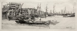 Entrepôt de la Tamise - James McNeill Whistler