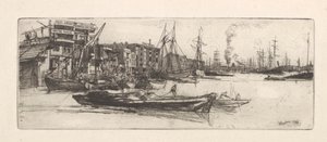 Entrepôts de la Tamise - James Abbott McNeill Whistler