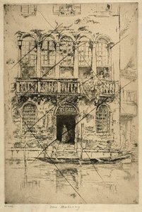 Le balcon - James Abbott McNeill Whistler