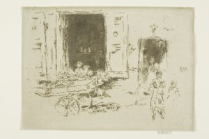 Le Barrow - Quartier des Marolles, Bruxelles - James Abbott McNeill Whistler