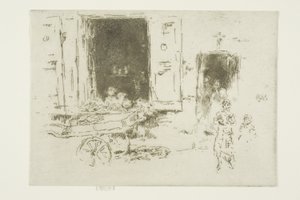La Brouette - Quartier des Marolles, Bruxelles - James Abbott McNeill Whistler