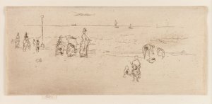 La Plage, Ostende - James Abbott McNeill Whistler