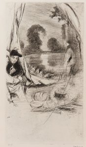 Le camp - James Abbott McNeill Whistler