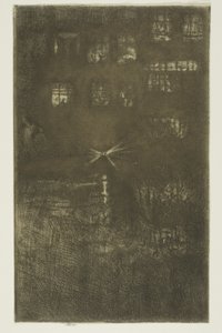 La Maison de la danse : Nocturne - James Abbott McNeill Whistler