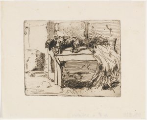 Le Chien sur le chenil - James Abbott McNeill Whistler