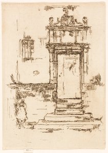 La Porte de la Chapelle, Montrésor - James McNeill Whistler